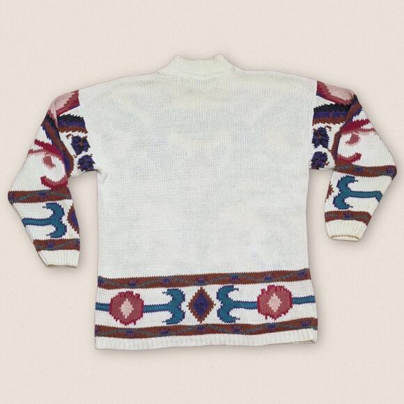 Vintage Floral Motif Sweater Venezia Plus Size 18 / 20 - Picture 2 of 4